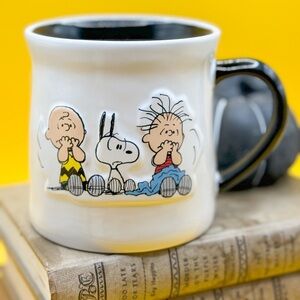 Rae Dunn X Peanuts, “Eek” ceramic mug